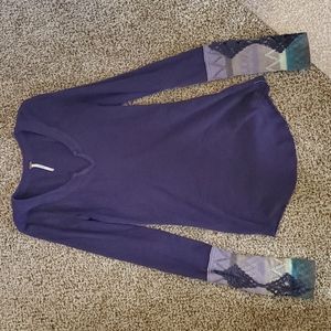 Free People Thermal Henley Ski Lodge Cuff Long Sleeve Top